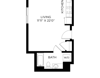 Artix Apartments A3 2D Floor Plan