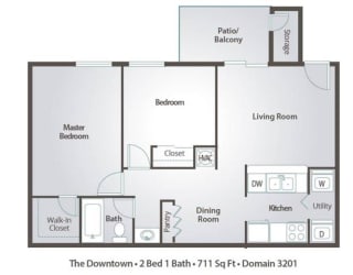 Floor Plan The Downtown