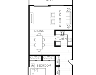 Floor Plan Two Bedroom Large