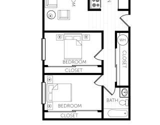 Floor Plan Two Bedroom