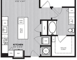 Alton Optimist Park Apartments Beehive Floor Plan