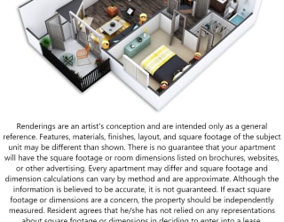 Highline at Cherry Creek Blue Mesa 3D Floor Plan