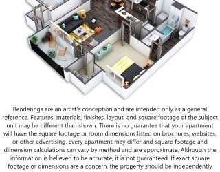 Highline at Cherry Creek Brush Hollow 3D Floor Plan