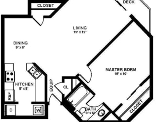 Cascadia Pointe Apartments in Everett, Washington Palouse Floor Plan