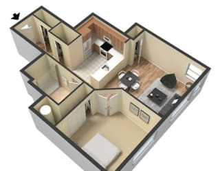 The Douglas Apartments Corbett Floor Plan