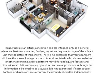 Highline at Cherry Creek Echo Canyon 3D Floor Plan