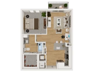 A2 Floor Plan at Lenox Burnet, Texas