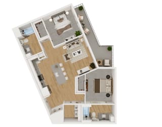 B5 Floor Plan at Lenox Burnet, Texas