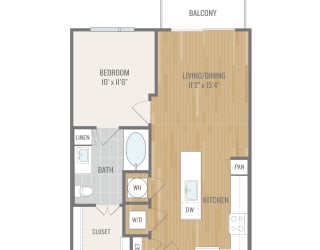 Lyra on Mckinney A1 Floor Plan
