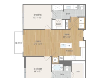 Lyra on McKinney B2 Floor Plan