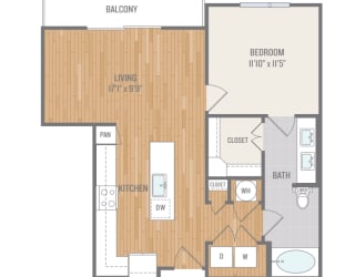 Lyra on McKinney A8 Floor Plan