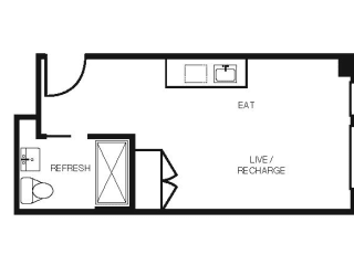 Electric Lofts Studio O Floor Plan