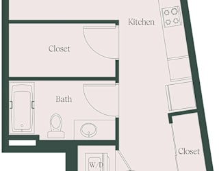Studio_02A at Cru at Willows Apartments Apartments, Redmond, 98052