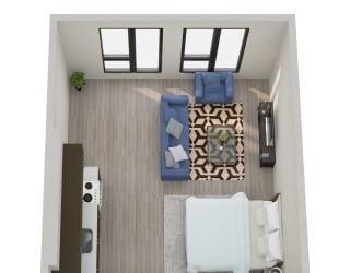 The Hixon Apartments S2 Floor Plan