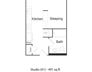 Floor Plan Studio A1