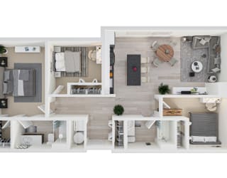 The Annex Bozeman 3x2 Floor Plan