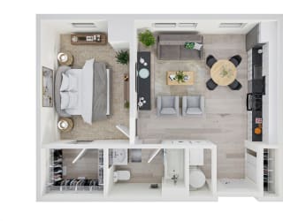 Floor Plan 1x1 Corporate