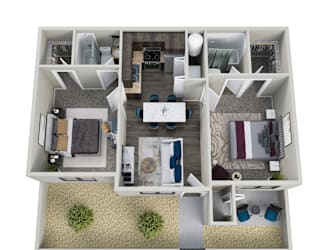 The Flats at Peoria in Peoria, Arizona Tucson I Floor Plan
