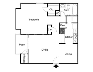 The Monet Water Lily Floor Plan