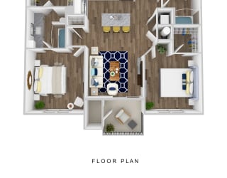 The Edison at Bozeman Apartments Pioneer 3D Floor Plan