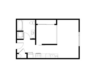 Tilian 1x1 A Floor Plan