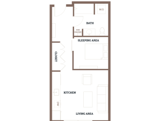 a plan of a floor plan of an apartment building