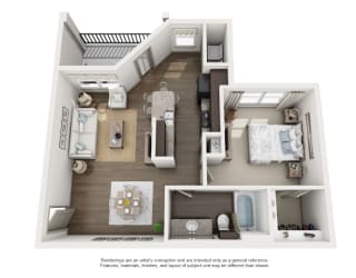 Volar Apartments Wren Floor Plan