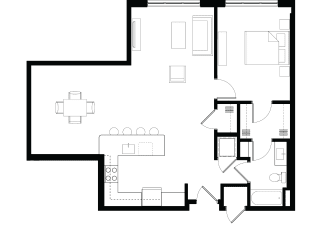 Zen Apartments Fluorite Floor Plan