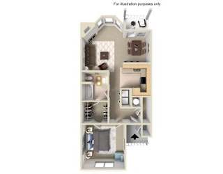 Floor Plan 1x1