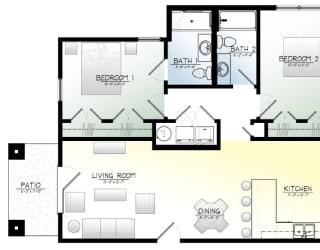 2 Bedroom pet friendly Apartment Springdale