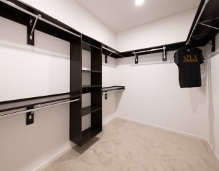 Huge walk in closet at The Apex at CityPlace, Kansas