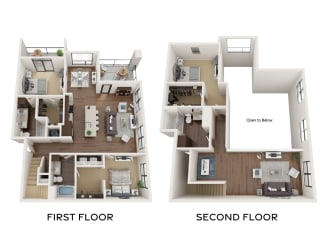 3 bed 3 bath A at The Residences at Galleria, Kansas