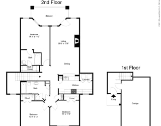 3 Bedroom Townhome with Detached Garage Overland Park KS  at Centennial Park Apartments, Kansas, 66213