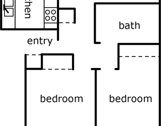 a floor plan of a house