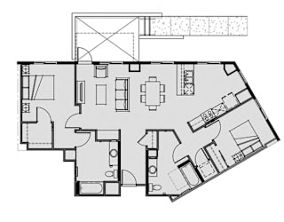 Unit 2.6 2 Bed 1 Bath 1189 sq ft