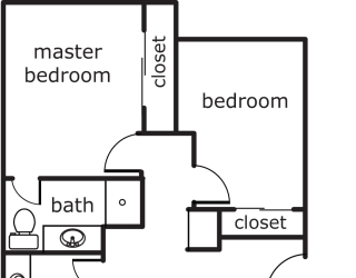 Vista Highlands 2 Bed 2 Bath 1075 SF