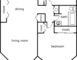 a plan of a floorplan of a green apartment building