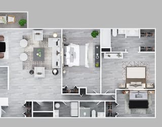 Floor Plan Three Bedroom Two Bath
