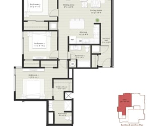 the floor plan of the residence