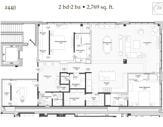 a floor plan of a house