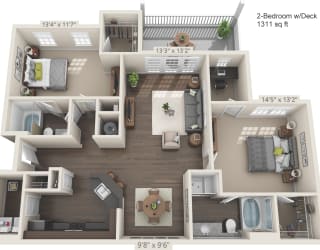 Floor Plan Horizon - D