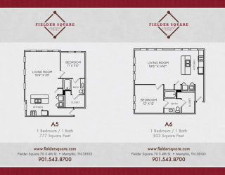 Floor Plan A5 One Bedroom