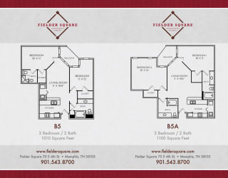 Floor Plan B5 Two Bedroom
