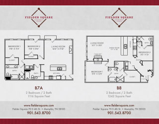 Floor Plan B8 Two Bedroom