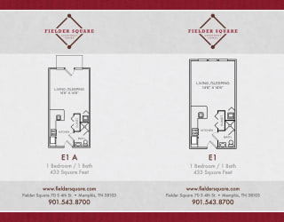 Floor Plan E1 Studio