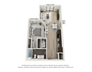 Floor Plan The Buchanan - A10