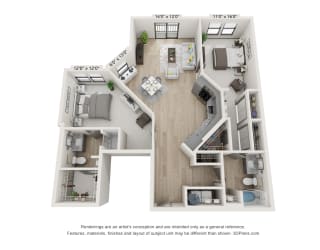 Floor Plan The Harrison - B5