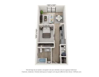 Floor Plan The Taylor - A1