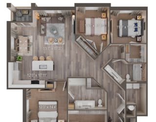 UNIT-C1 at Tiffany Flats, Columbus