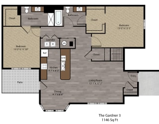 Floor Plan The Gardner 3